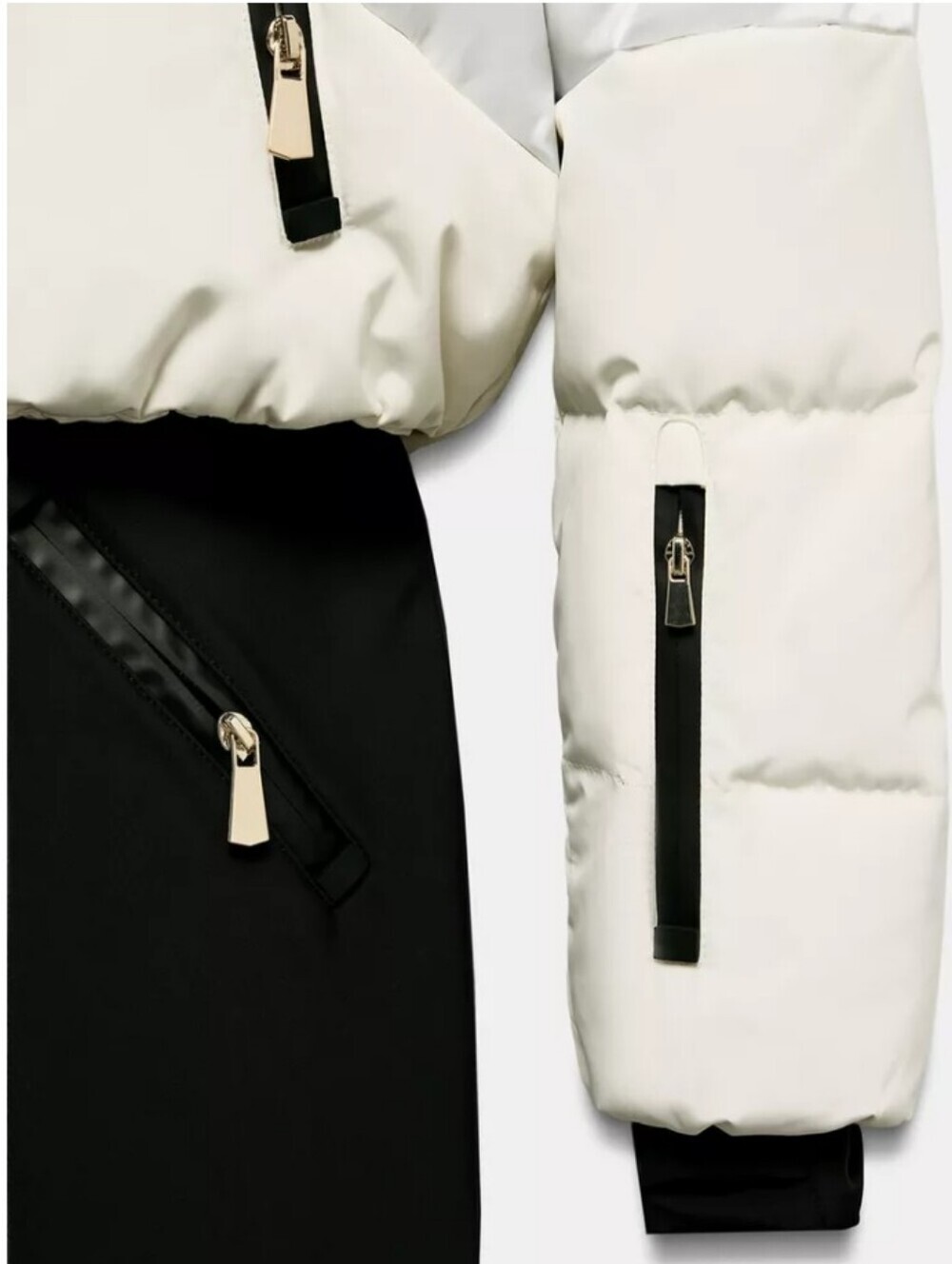 Zara Combined Puffer Water And Wind Resistant Ricco Ski Collection Overall - Picture 11 of 16